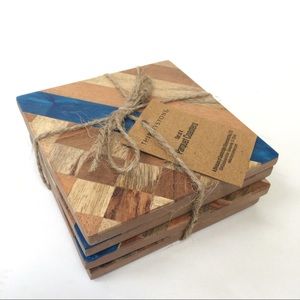 New Thirstystone Parquet 4-Pc. Coaster Set